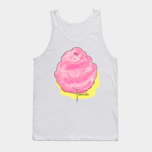 Fluffy pink cotton candy Tank Top